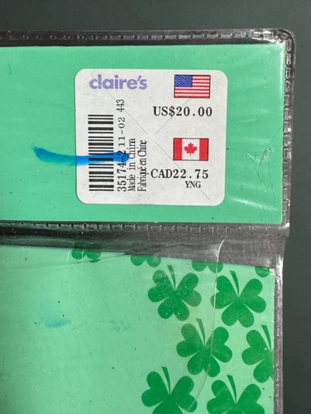 Claire’s Green Shamrock Pippi Longstocking Wig NIP